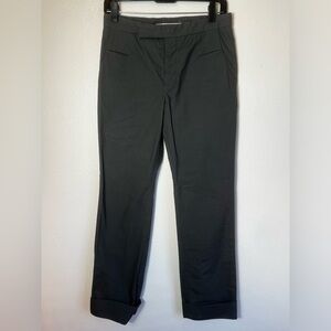 MARNI Grey Cotton Cuffed Trousers Size 38
